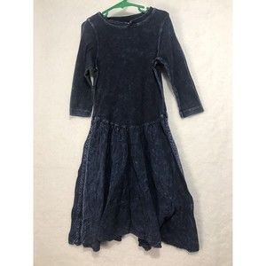 Hard Tail Forever Girls Blue A Line Dress Size L 14